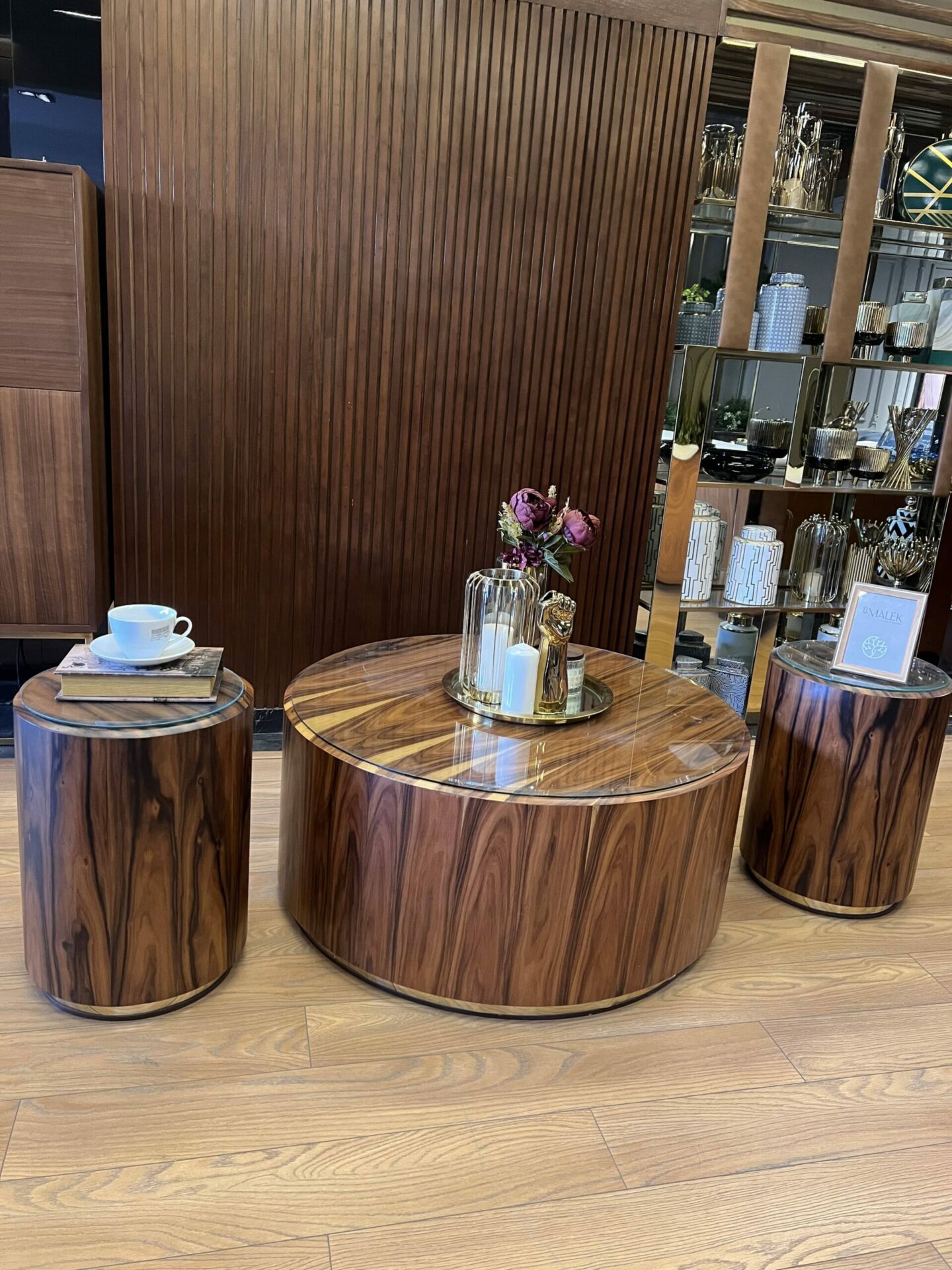 modern rustic table