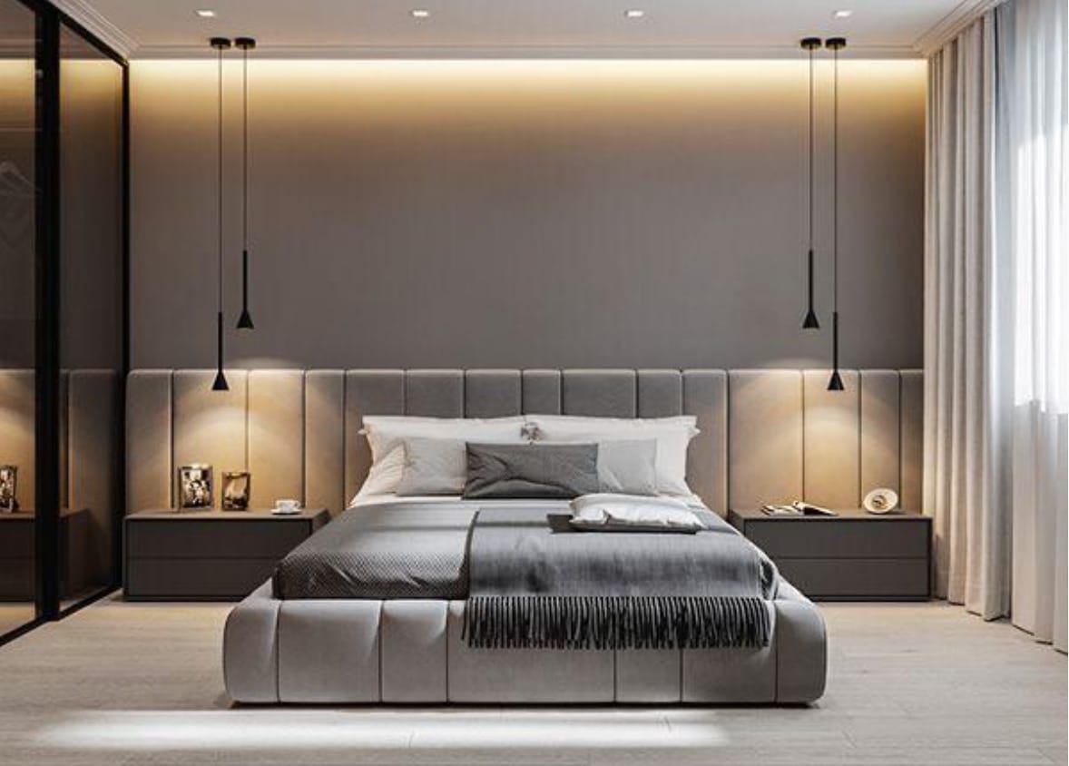 سرير غرفة نوم مودرن contemporary bedroom