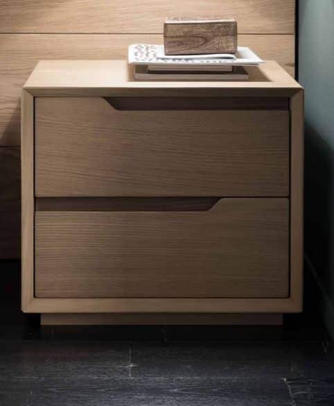 أ,modern wood nightstand shapesشكال كومودينو خشب مودرن