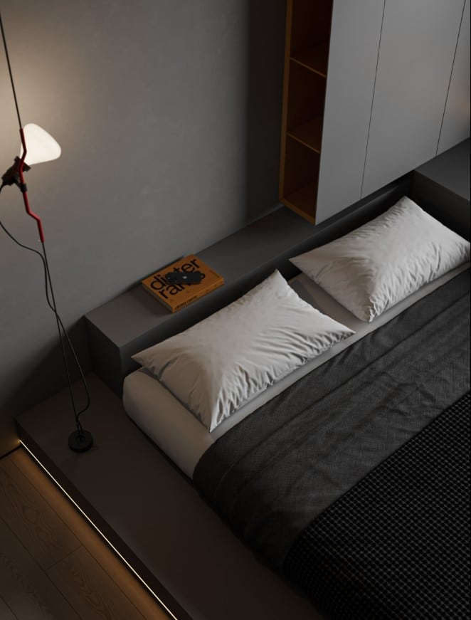 سرير مع مكتب و مكتبة,beds 2023