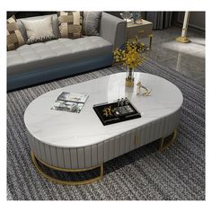 Luxurious Charm: Splendore Stone Top Table