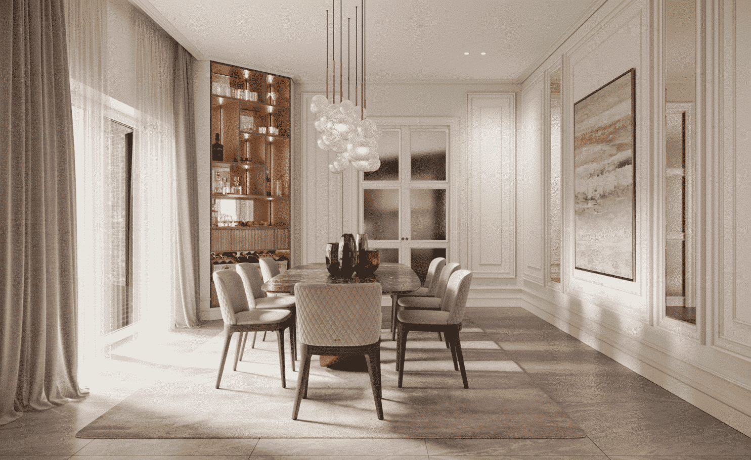 Modern Dining Rooms Images 2024 Elmalek Furniture   M 4 