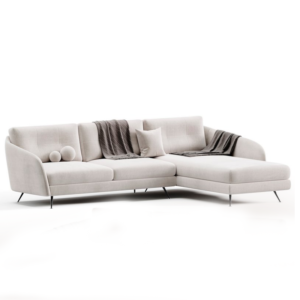 High quality luxury l shape 2025 furniture for modern homes