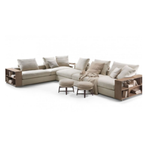 High quality comfortable l shape cairo furniture for modern homes