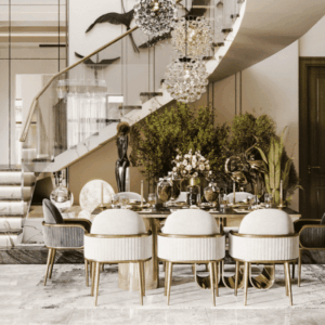 Luxury moden dining room in egypt crafted with care