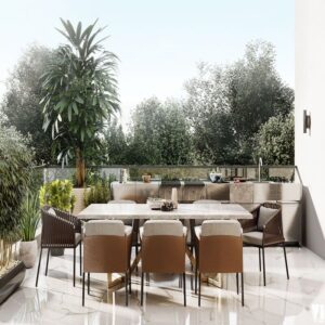 Sleek dining room 2026 in egypt with modern details