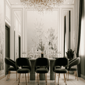 Refined dining rooms cairo 2026 with clean lines