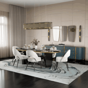 Luxury stylish dining room in cairo crafted with care