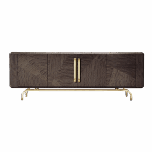 Sleek comfy buffet with modern details