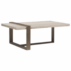 Sleek elegant dining table with modern details