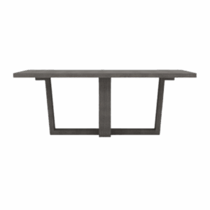 Refined cozy dining table with clean lines