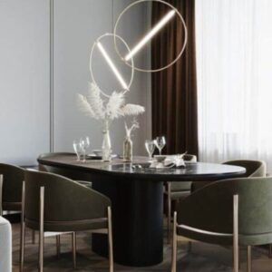 Refined elegant dining rooms 2025 with clean lines